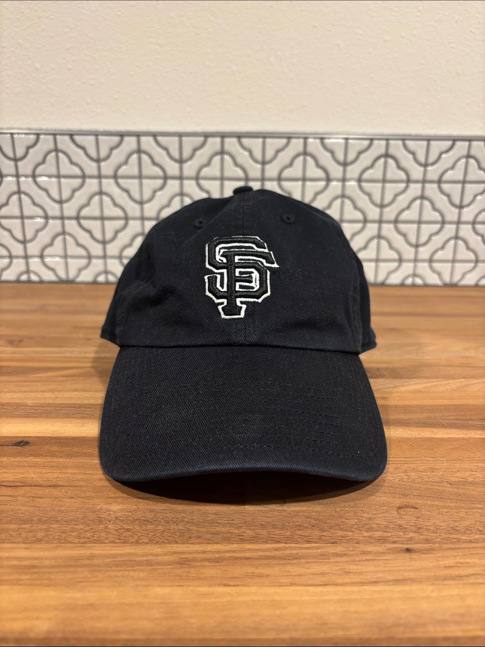 '47 San Francisco Giants Black Baseball Cap with White Logo Patch